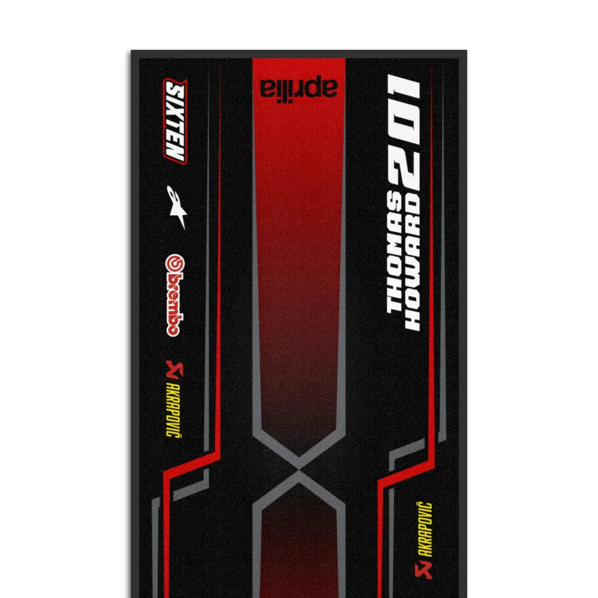 Gepersonaliseerde Aprilia-mat
