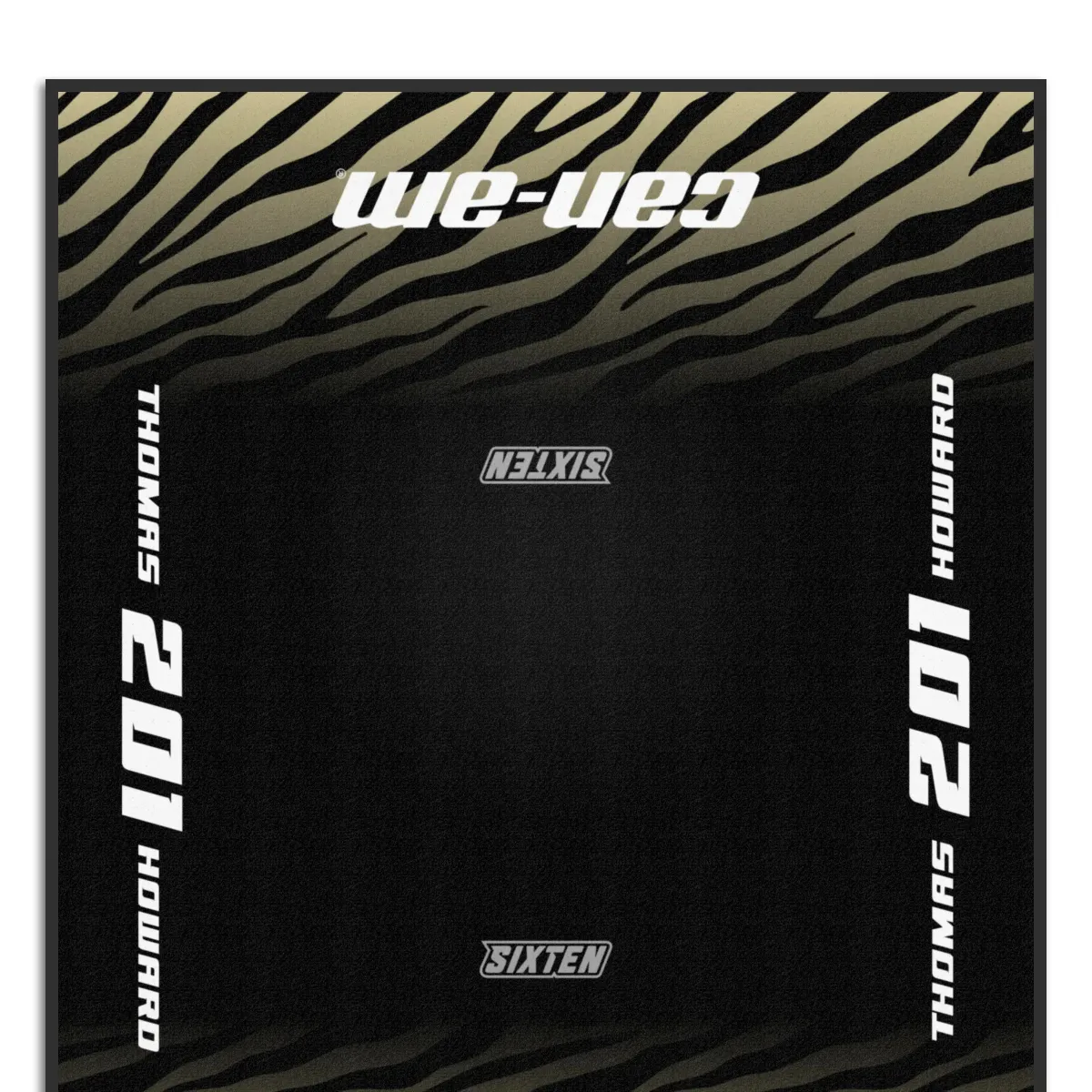 Gepersonaliseerde Can-Am-mat
