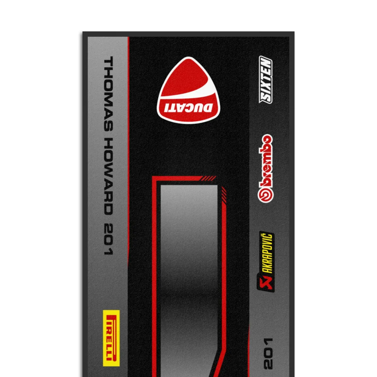 Tapis Personnalisé Ducati