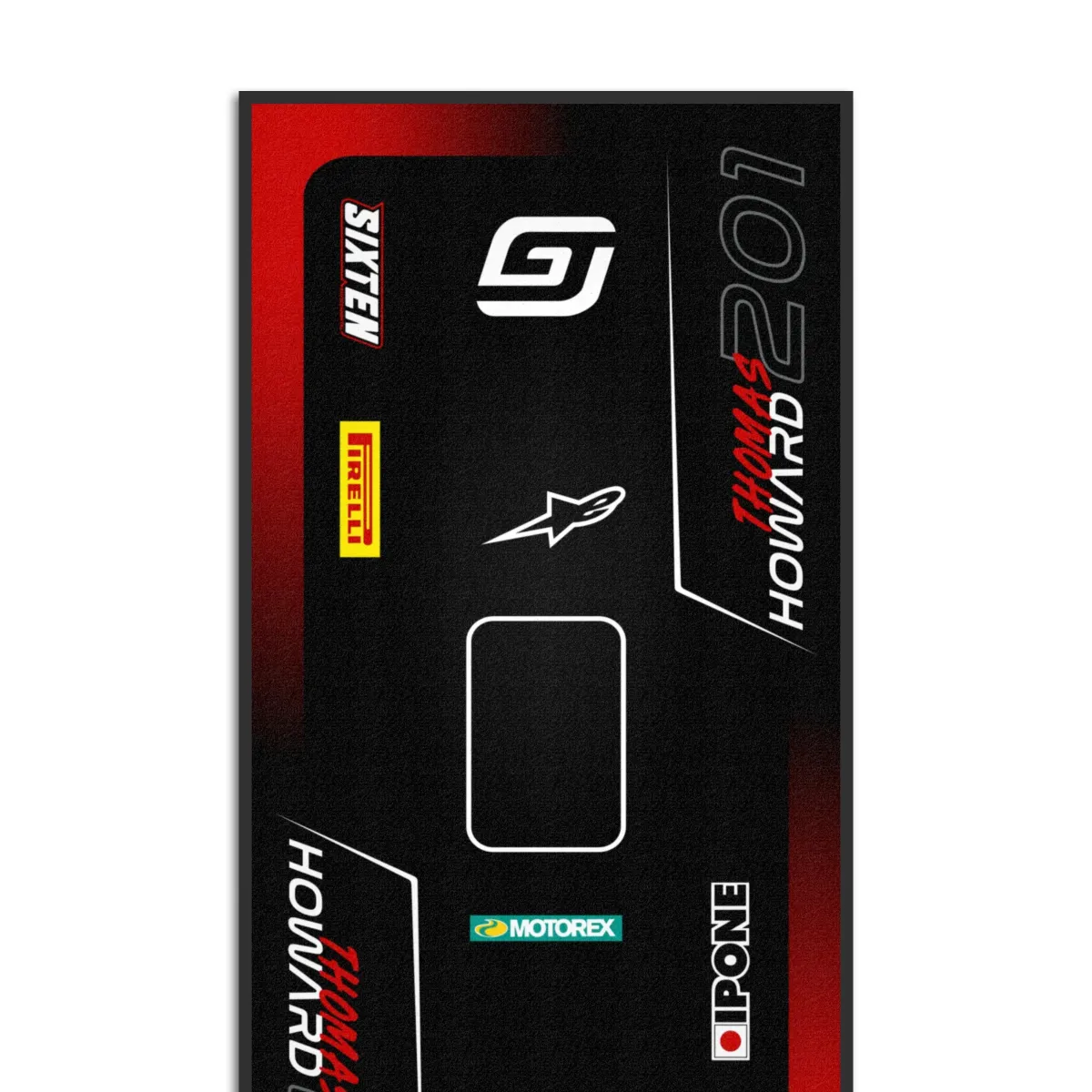 Tapis Personnalisé Gas Gas