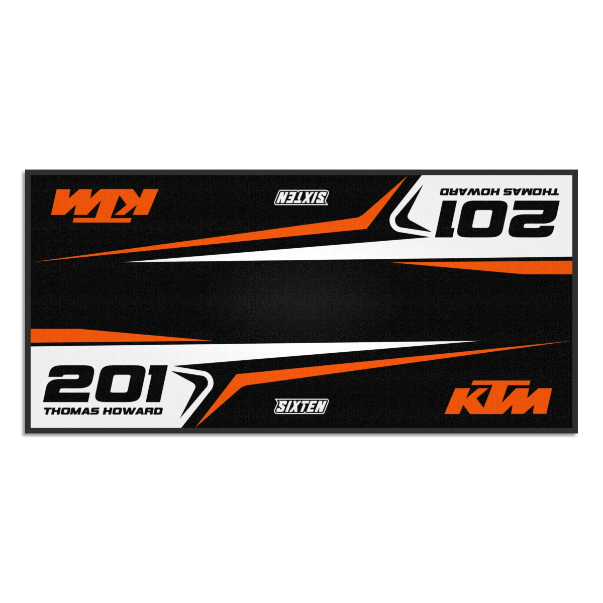 Personalisierte KTM-Matte