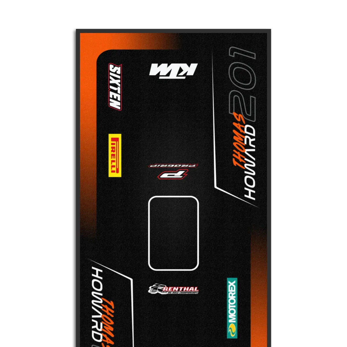 Personalisierte KTM-Matte