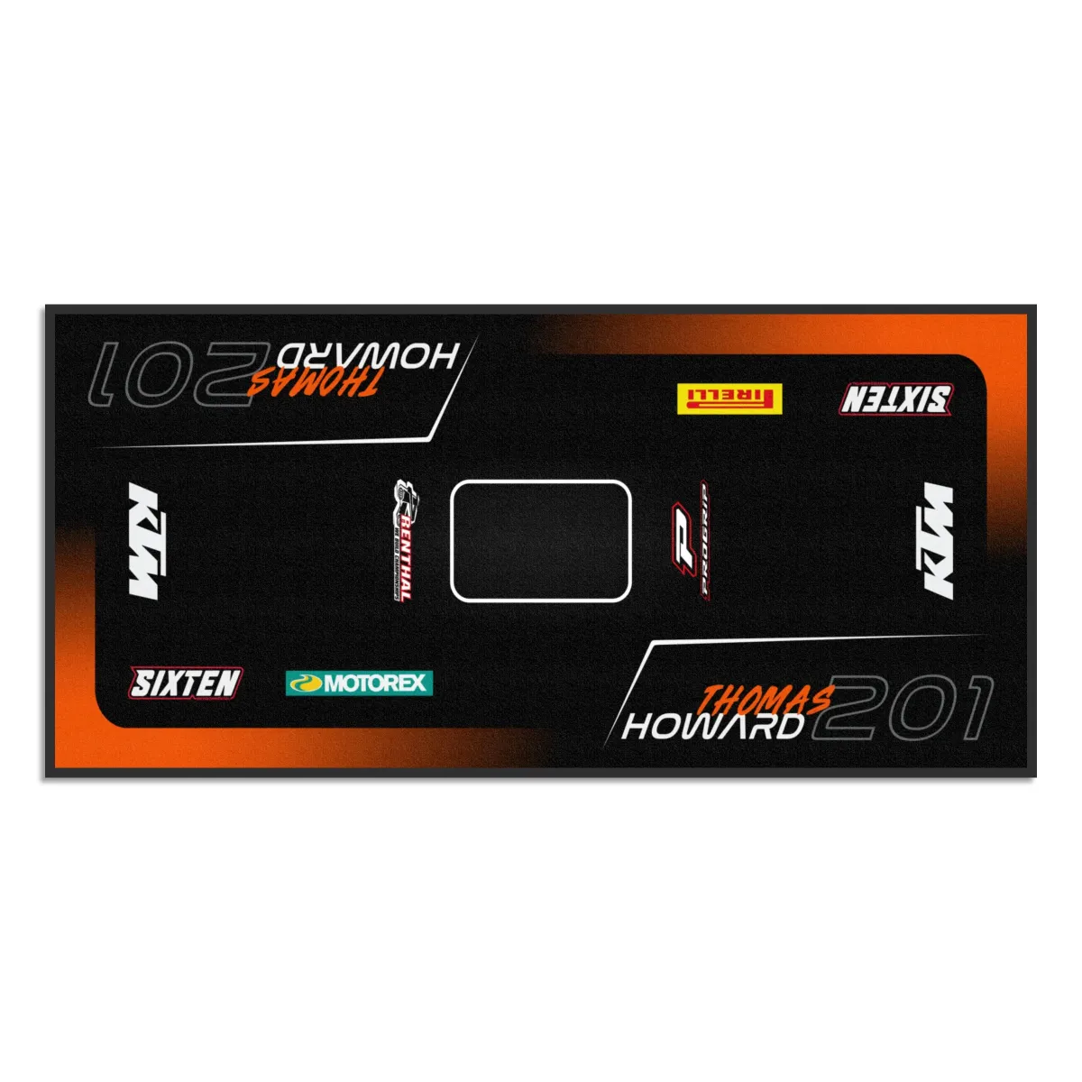 Personalisierte KTM-Matte