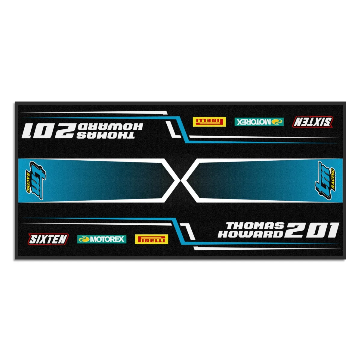 Gepersonaliseerde TM Racing-mat