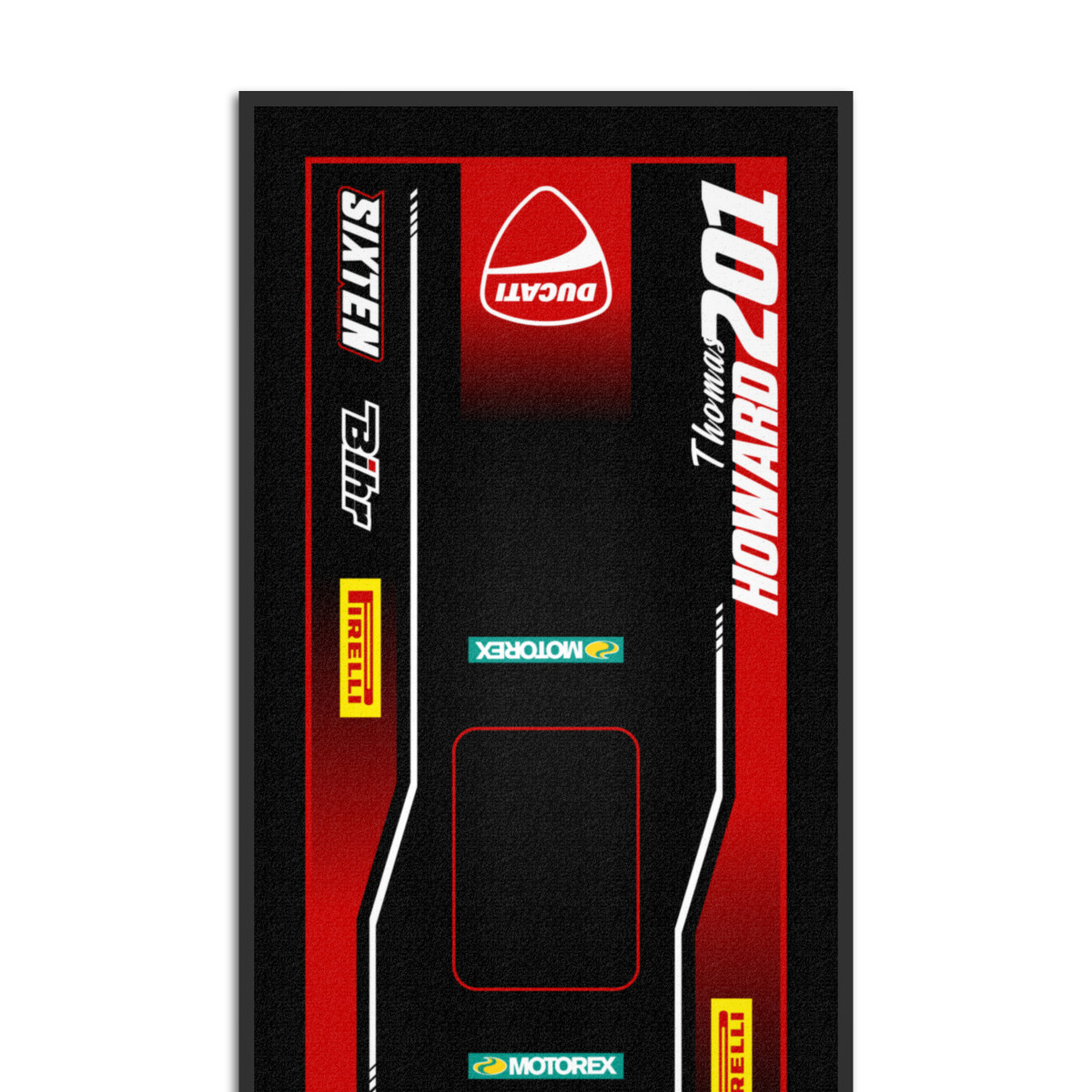 Tapis Personnalisé Ducati Moto, Quad, Motorsport