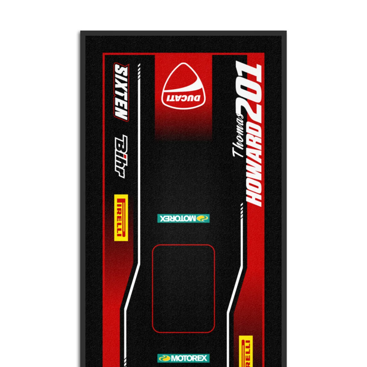 Tapis Personnalisé Ducati Moto, Quad, Motorsport