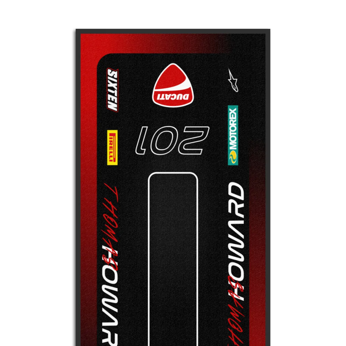 Tapis Personnalisé Ducati Moto, Quad, Motorsport