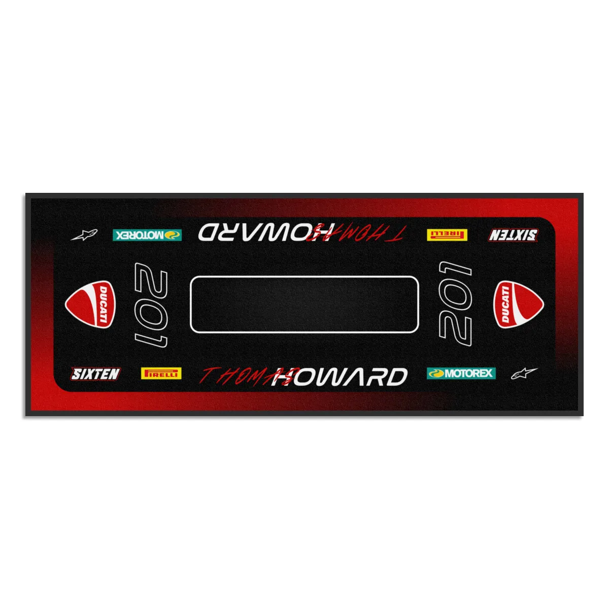 Tapis Personnalisé Ducati Moto, Quad, Motorsport