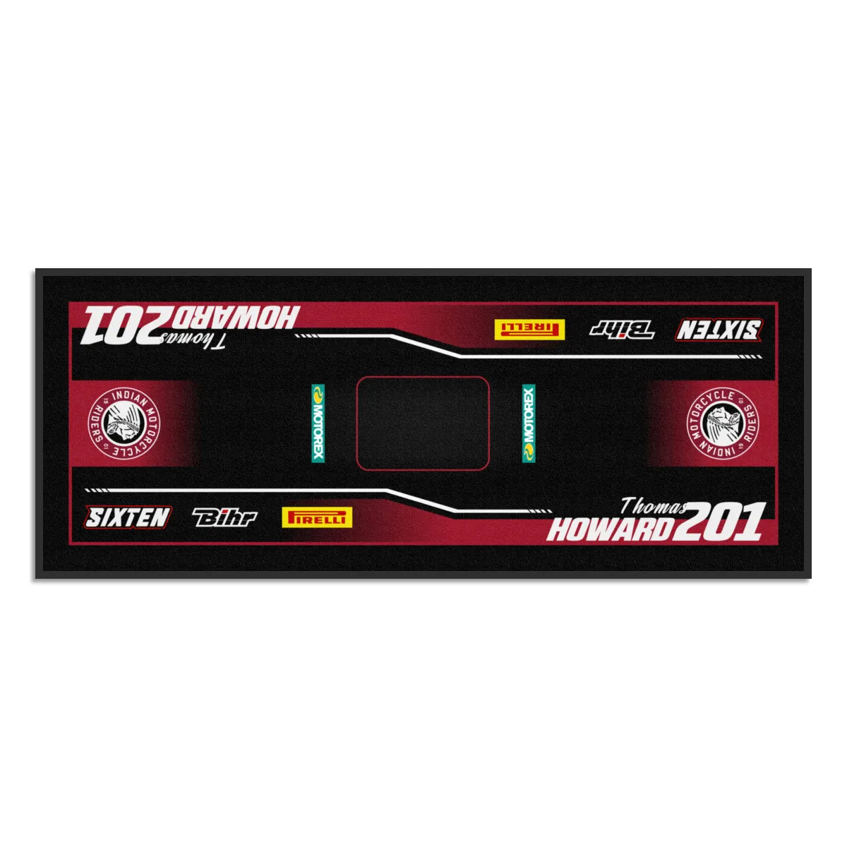 Gepersonaliseerde Indian-mat Motor, Quad, Motorsport