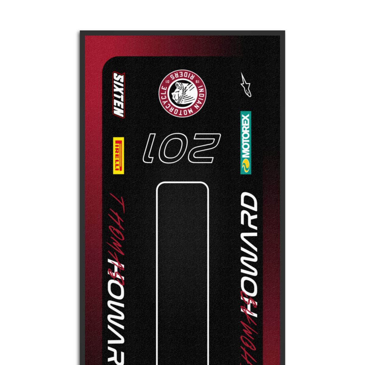 Gepersonaliseerde Indian-mat Motor, Quad, Motorsport