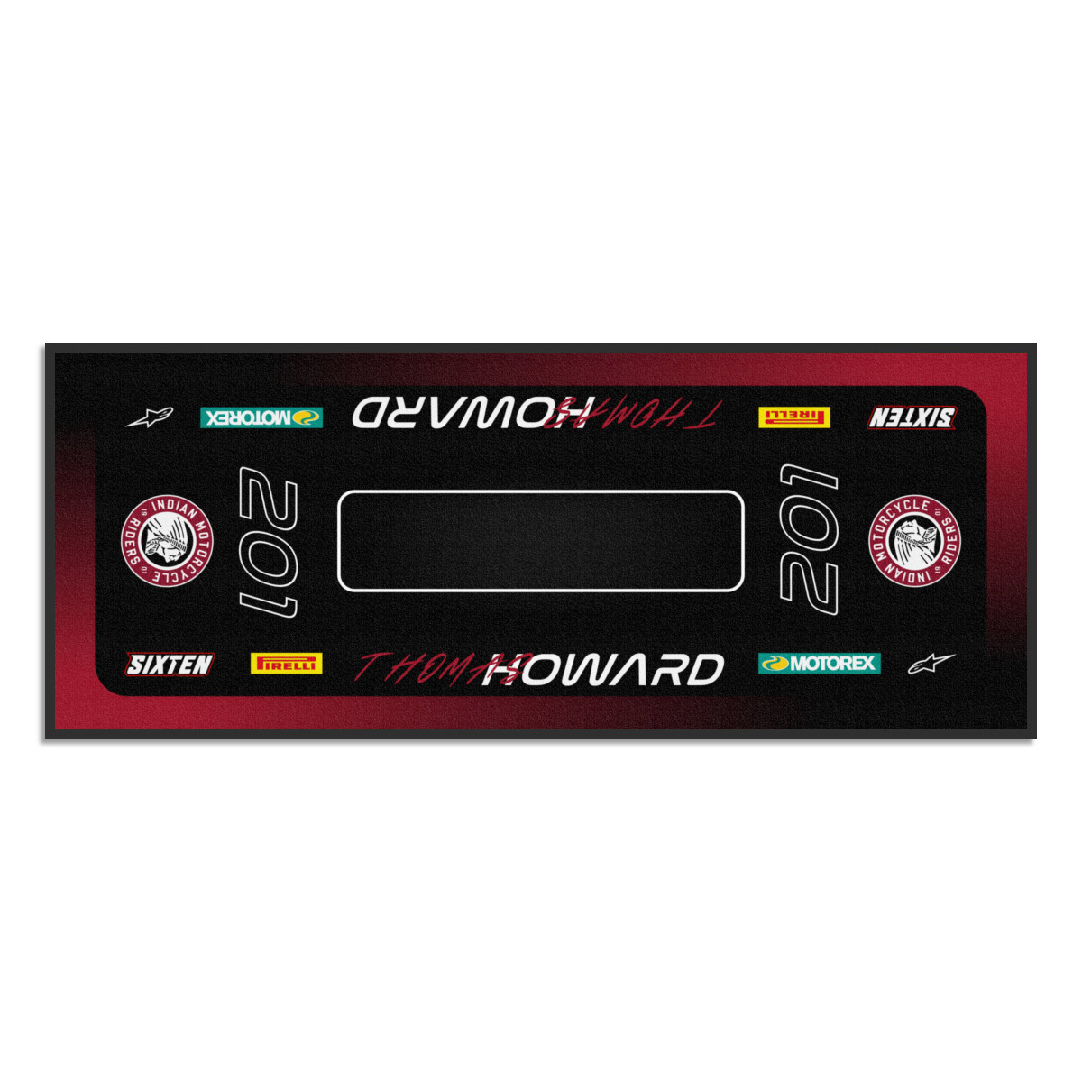 Gepersonaliseerde Indian-mat Motor, Quad, Motorsport