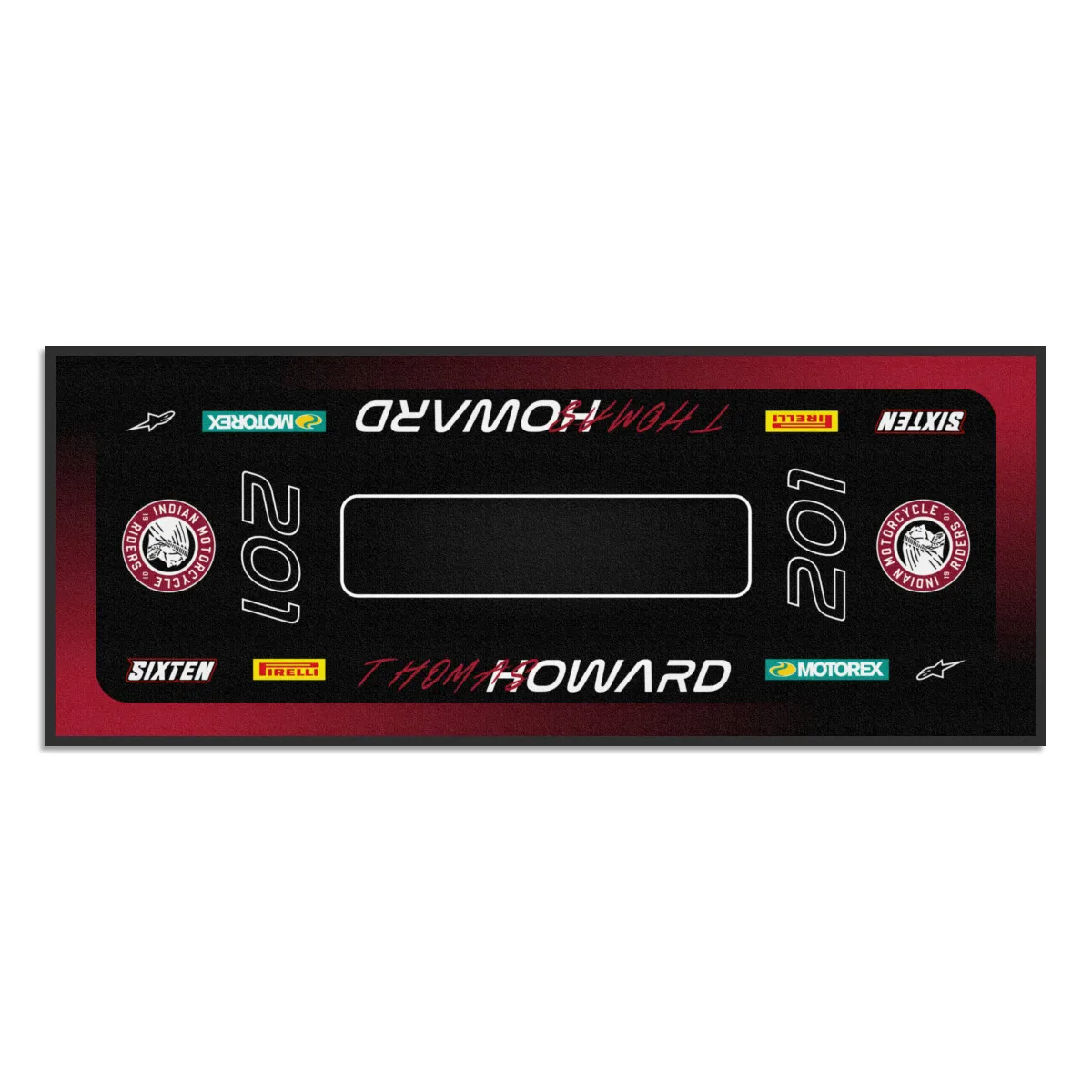 Gepersonaliseerde Indian-mat Motor, Quad, Motorsport