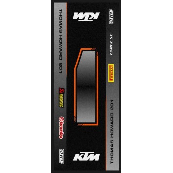 Tapis Moto KTM SIDECUT 95x240