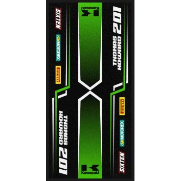 Tapis Motocross KAWASAKI FUSION 95x200