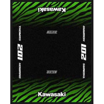 Tapis Quad KAWASAKI WILD 150x190