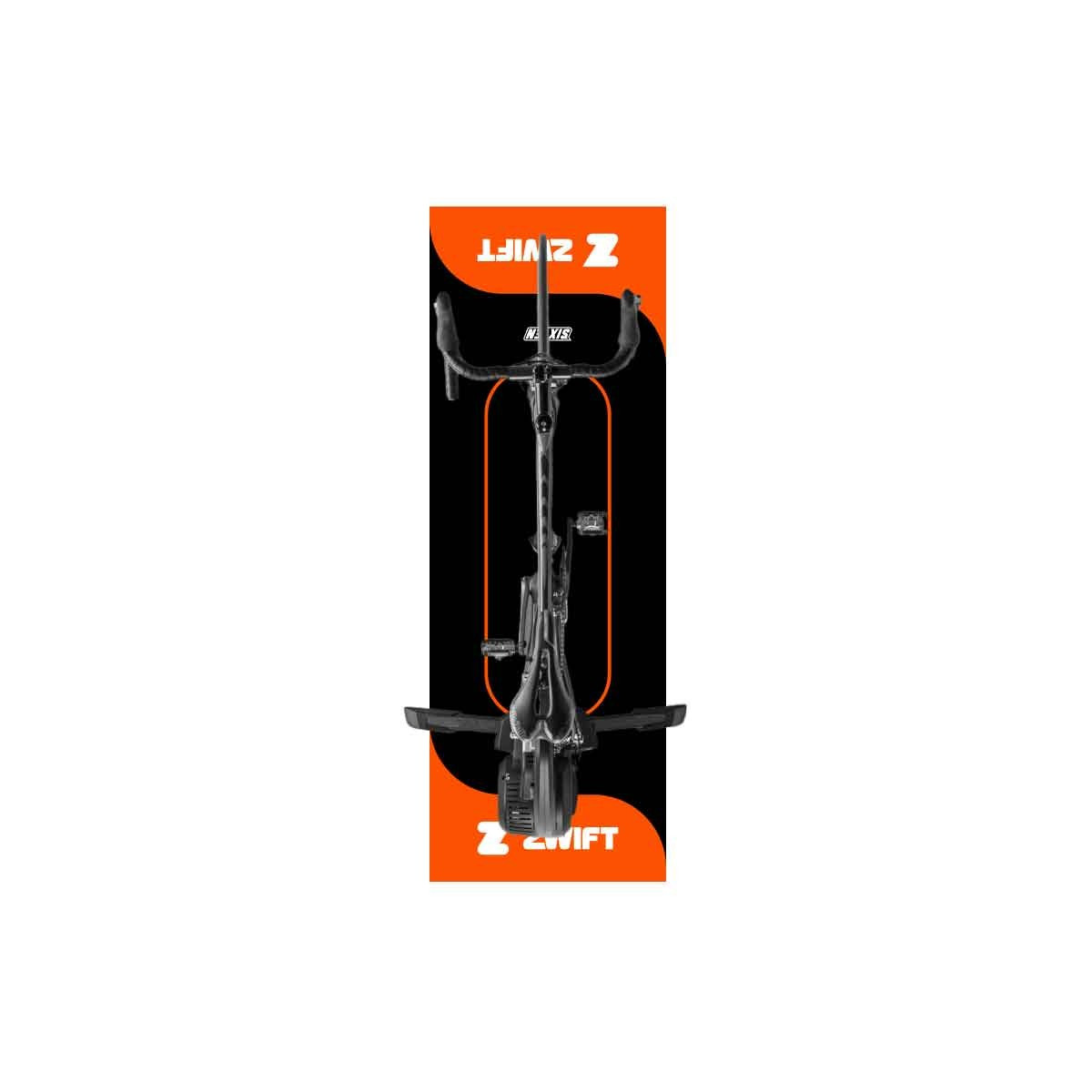 Fietstrainer mat Zwift Wave Stock 65x180
